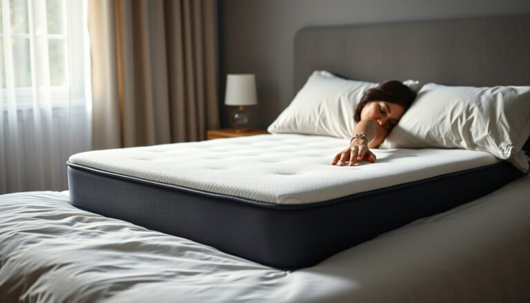 Combination sleeper adjusting a mattress to relieve shoulder pain