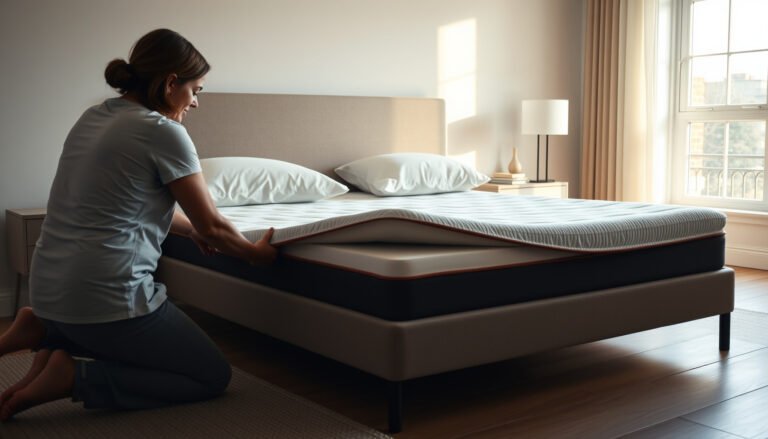 A guide on adjusting a too-soft mattress for stomach sleepers with sciatica relief tips.