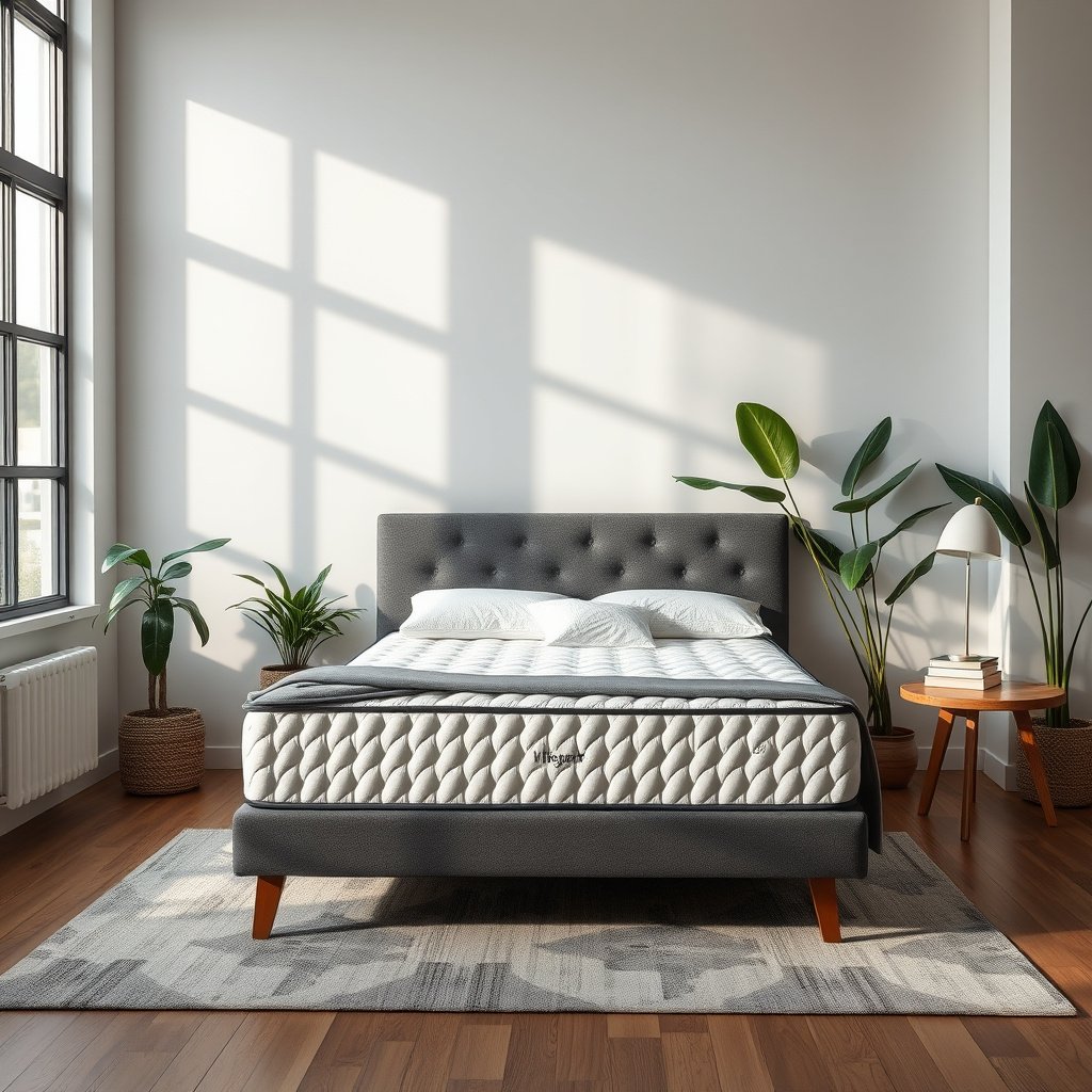 Image illustrating who should consider an organic mattress for side sleepers experiencing hot flashes.