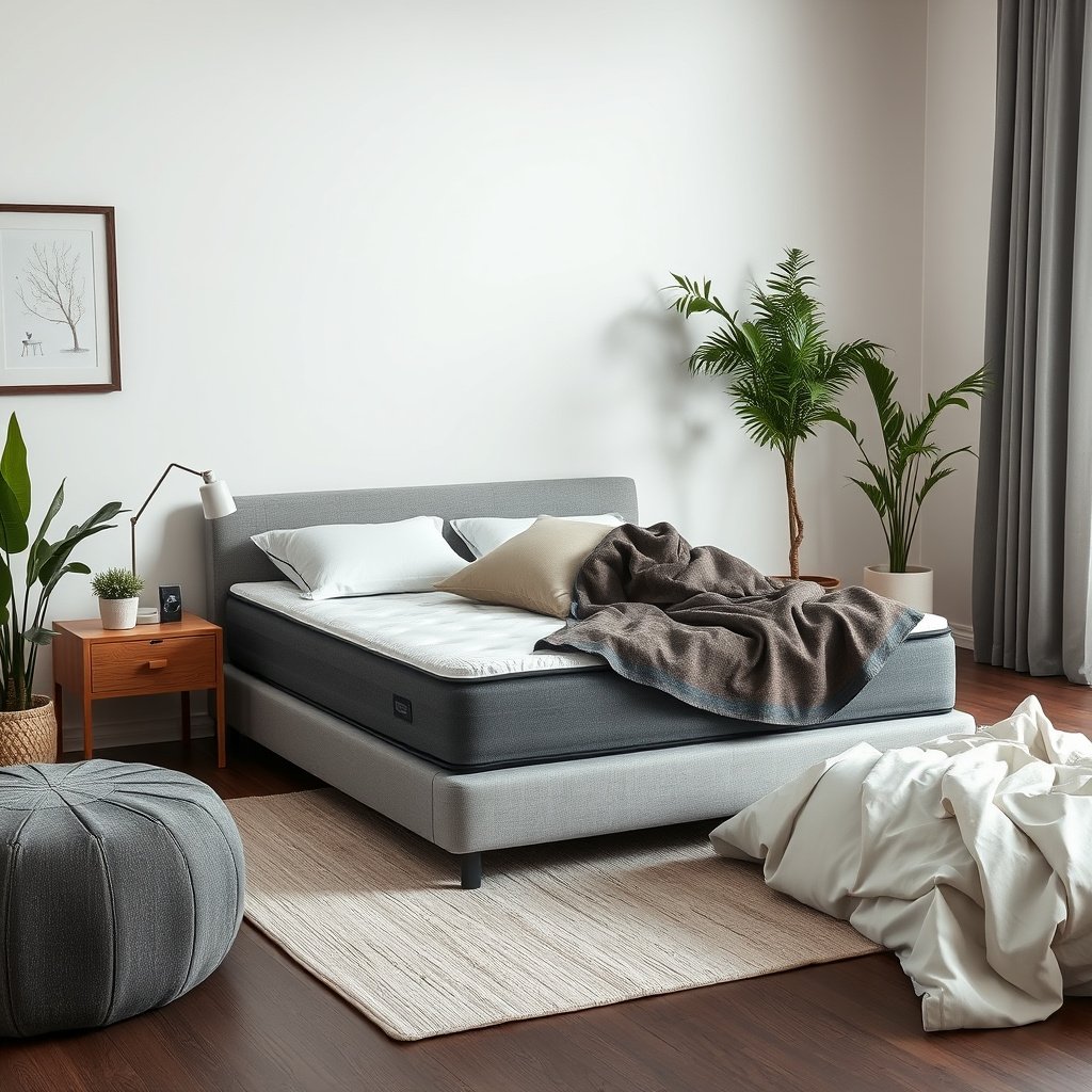 A visual guide to determining if a mattress is too soft or lacking support for back pain relief.