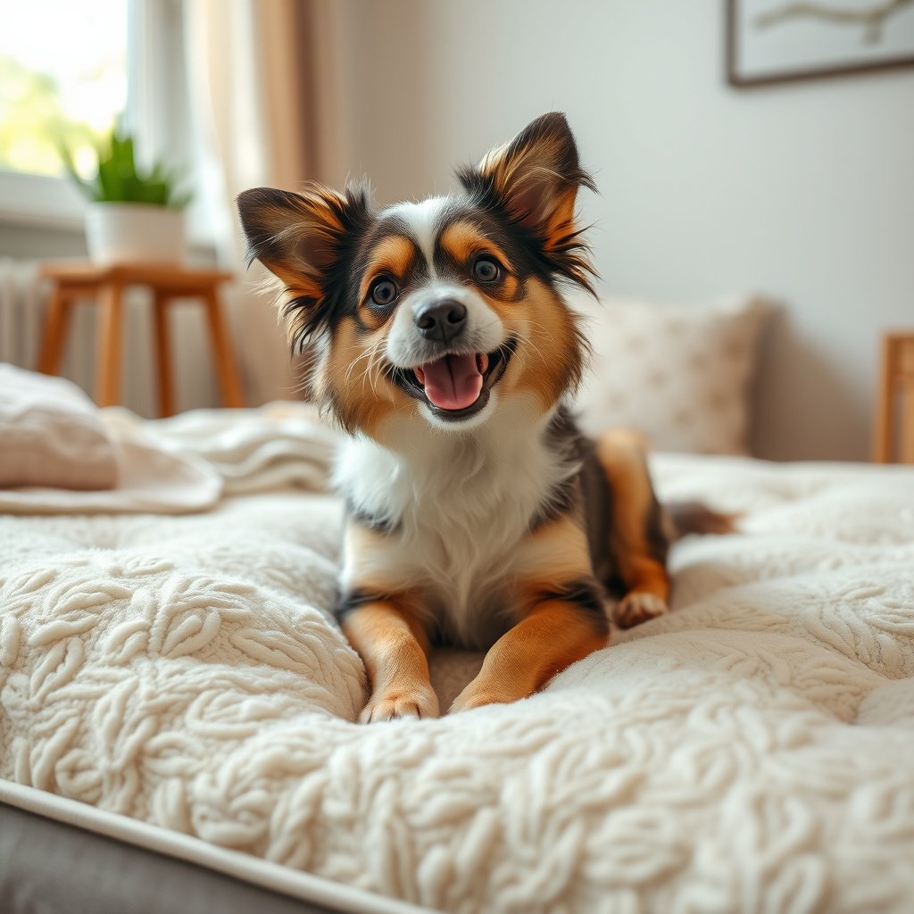 Cleaning and de-hairing a wool mattress before storage to protect it from pet hair