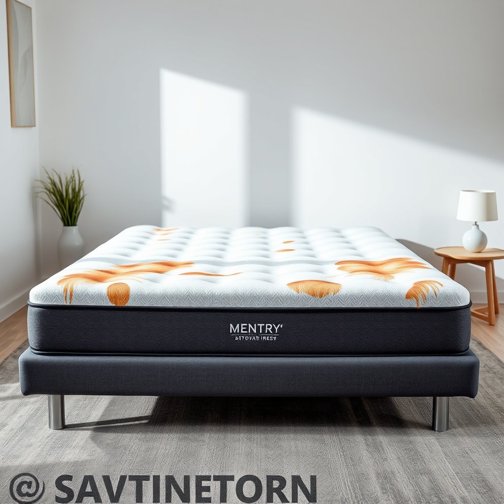 Items needed for cleaning a memory foam mattress and protecting it from sweat stains