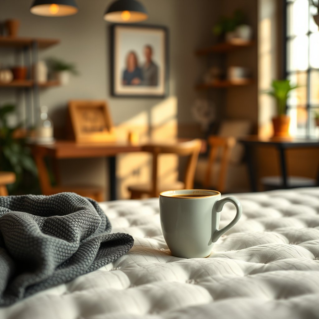 Step to prep a latex mattress before cleaning to avoid spreading coffee odors.