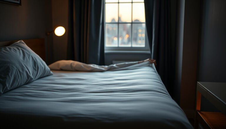 A cotton mattress protected with allergen-proof cover in a dorm room setting.