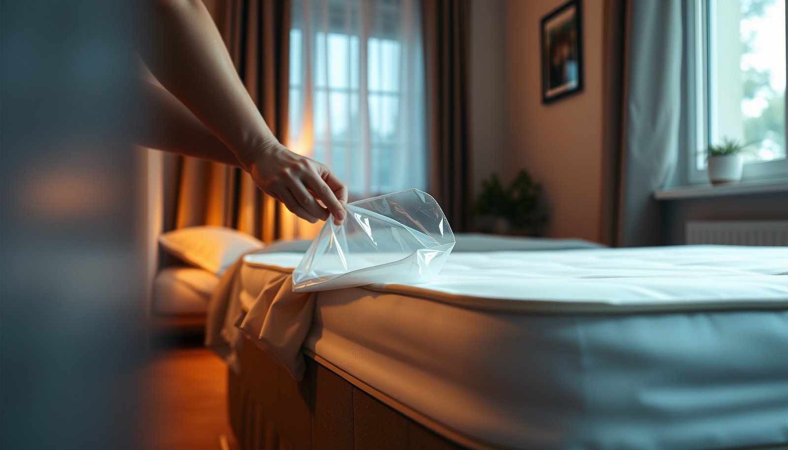 Tips for protecting a cotton mattress from spills in a small apartment environment