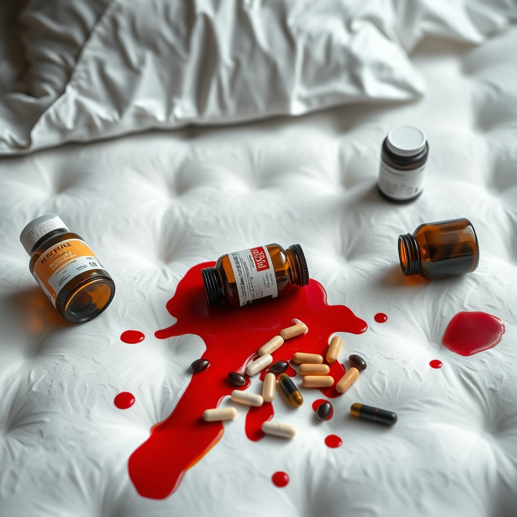 Step-by-step guide to safely remove blood spills from a memory foam mattress.