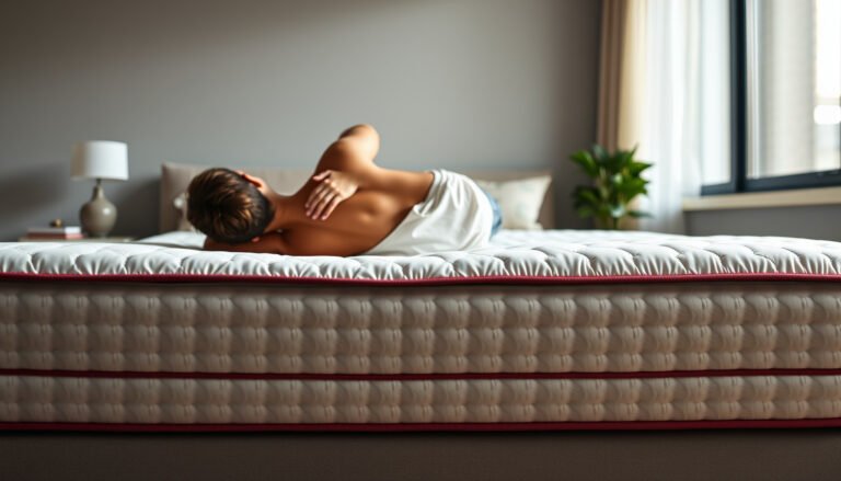 A plush mattress suitable for back sleepers with joint pain, showcasing comfort and support.