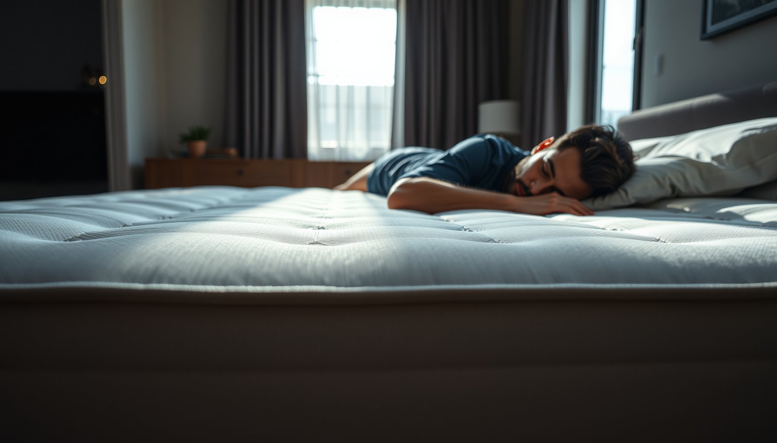 A guide on choosing plush mattresses for stomach sleepers experiencing hot flashes.