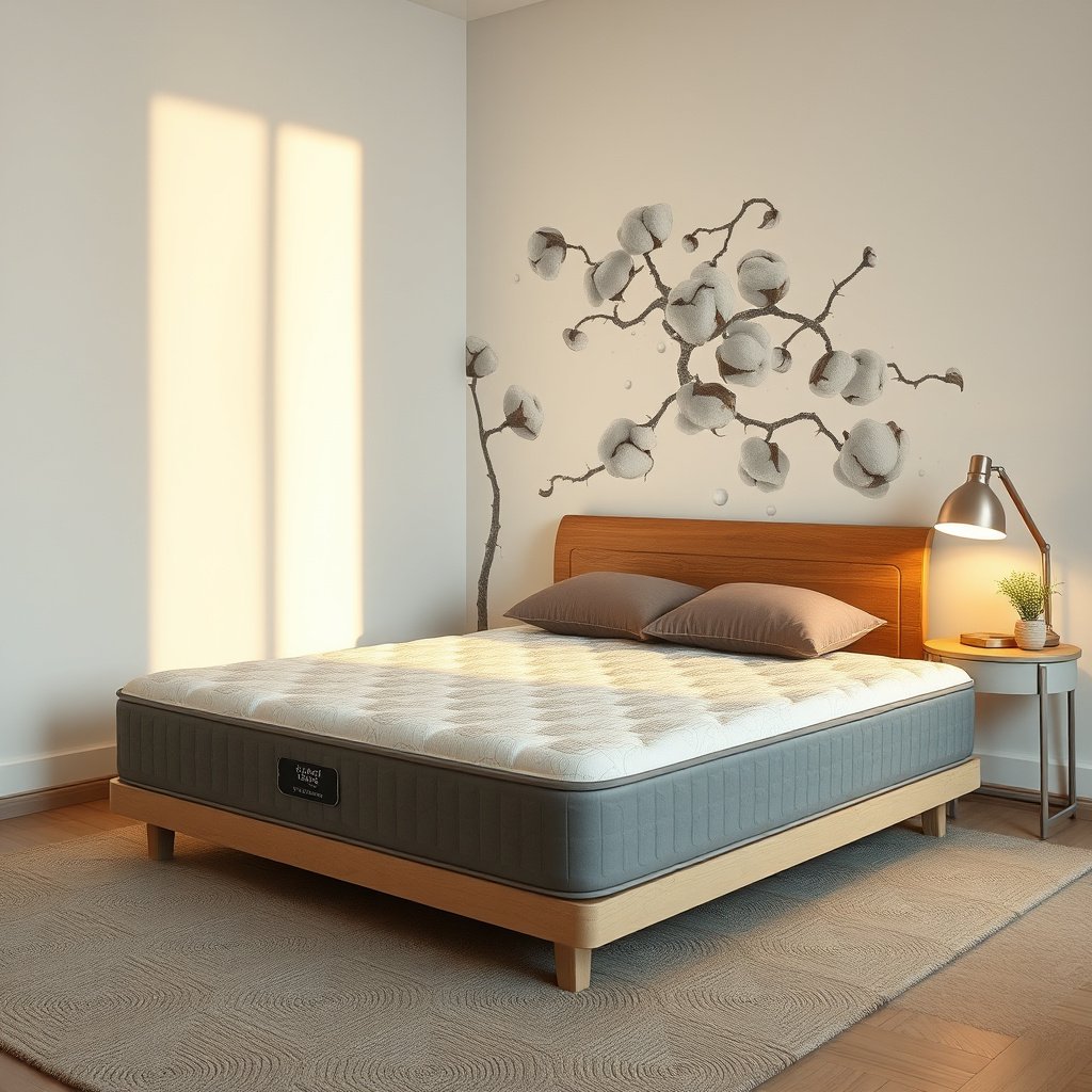 Image illustrating who should protect a cotton mattress from mold in small apartments
