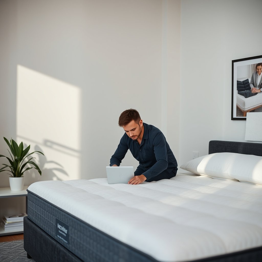 Image illustrating side sleepers with joint pain who need mattress adjustments.
