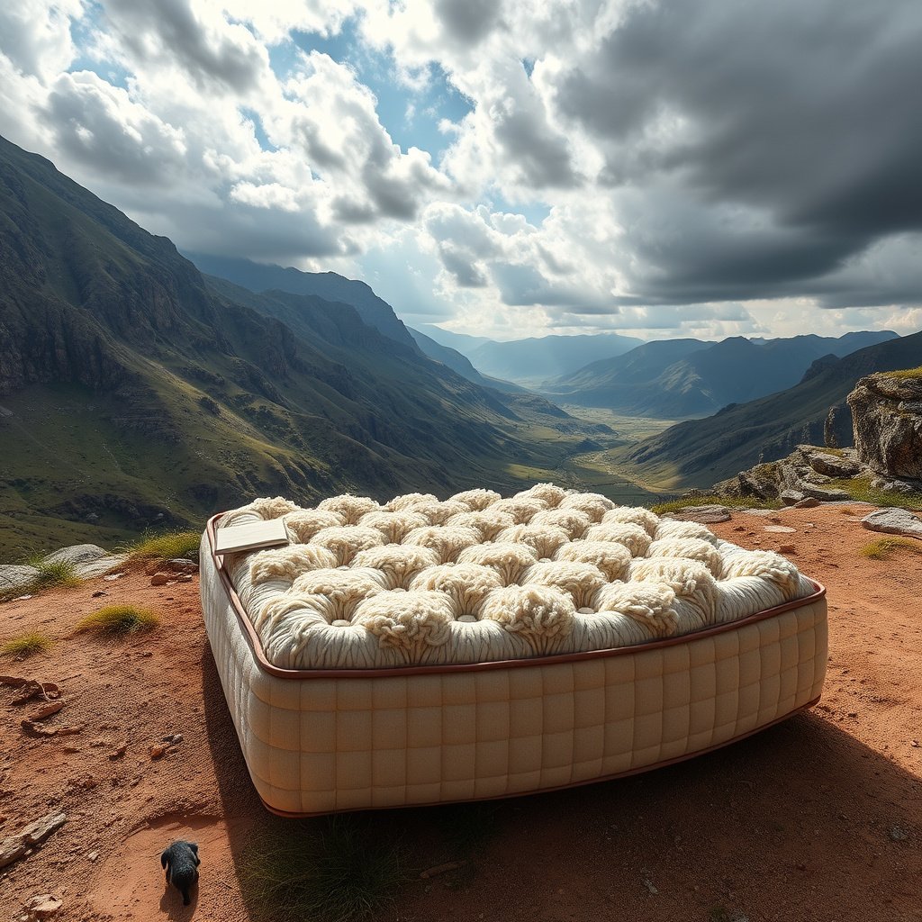 Dust-mite-proof barrier suitable for protecting wool mattresses during travel